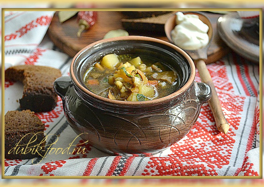 Икра из сухих грибов