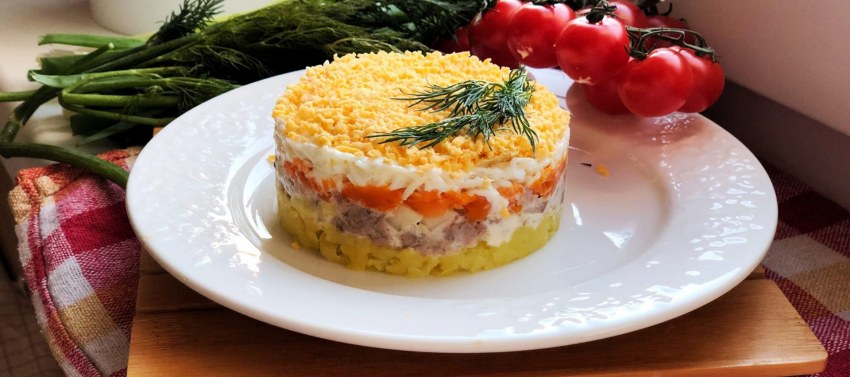 Салат Мимоза индигриенты