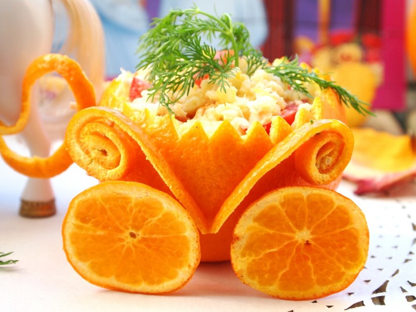 Корзиночки для десертных фруктовых салатов