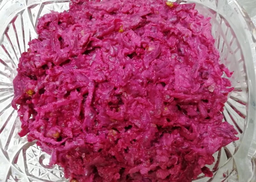 Салат из свеклы Бахетле