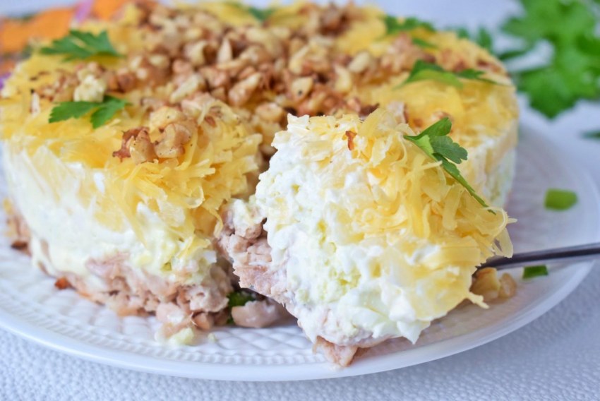 Салат слоями