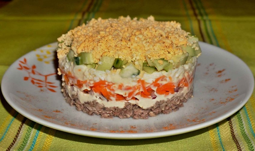 Салат Рыжик с морковью