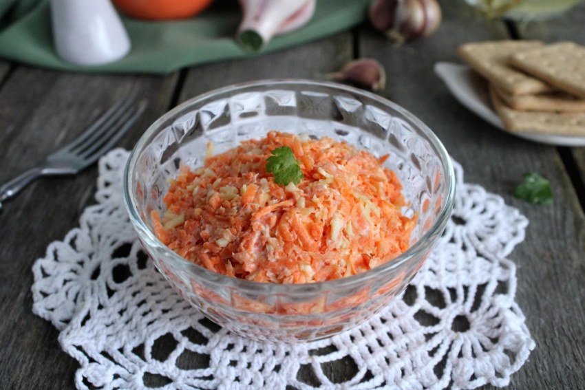Салат Рыжик с морковью по-корейски