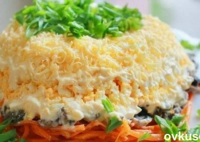 Грибной салат