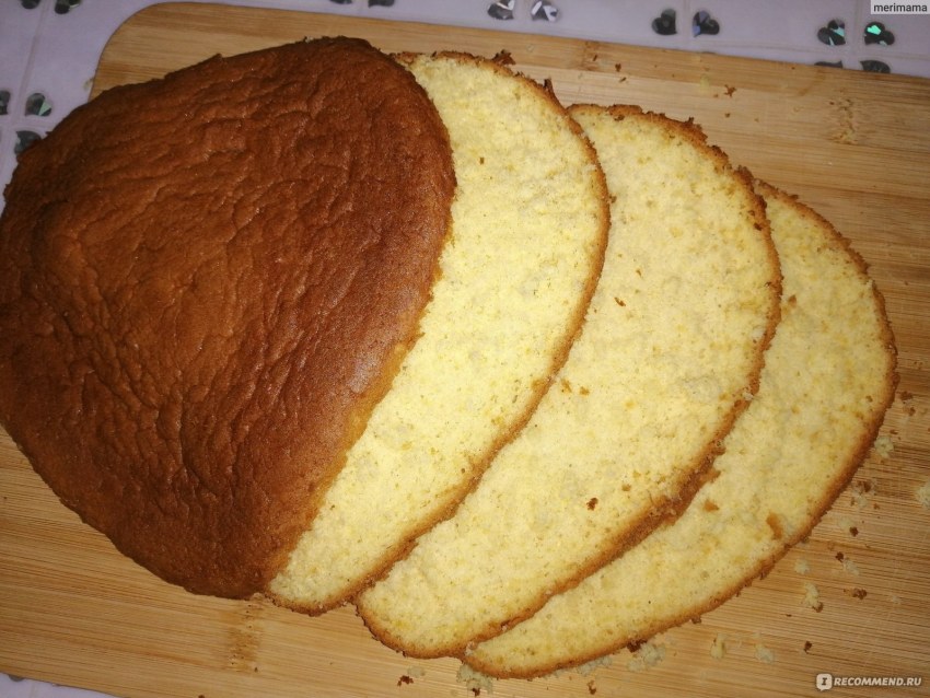 Морковный бисквит