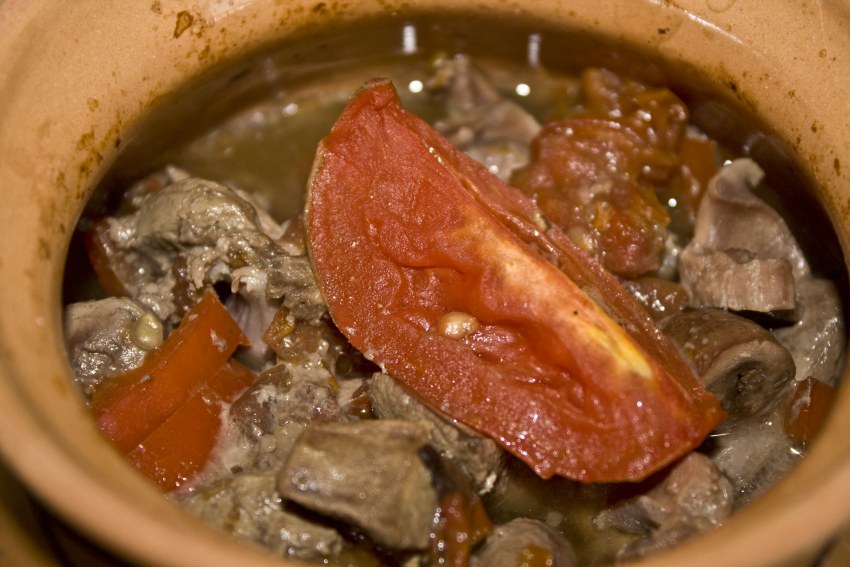 Потрошки в горшочках