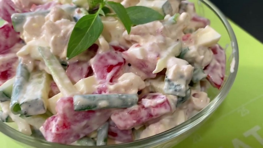 Салат итальянский с курицей