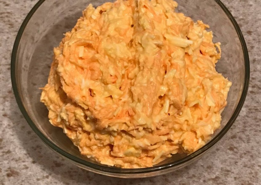 Салат Рыжик с корейской морковью