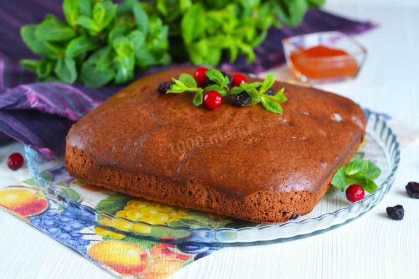 Шоколадный бисквит