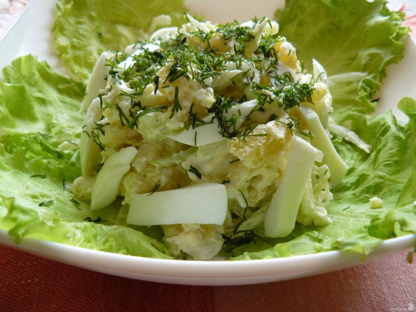 Редька с луком и маслом
