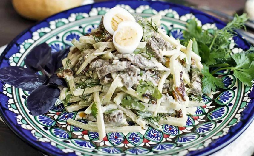 Салат Ташкент узбекская кухня