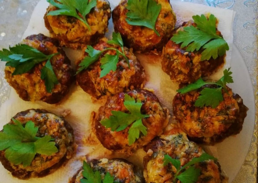 Мясные гнезда на праздничный стол