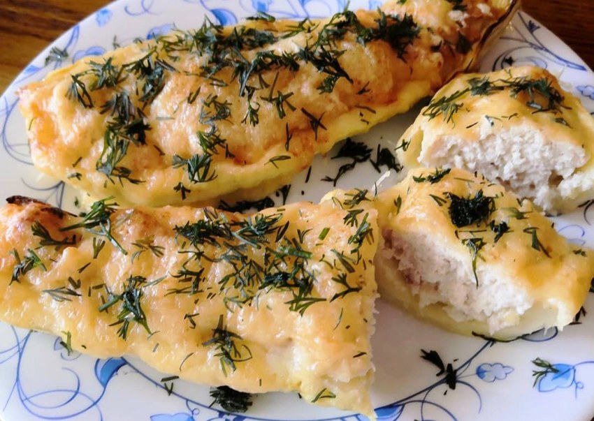 Кабачковые лодочки