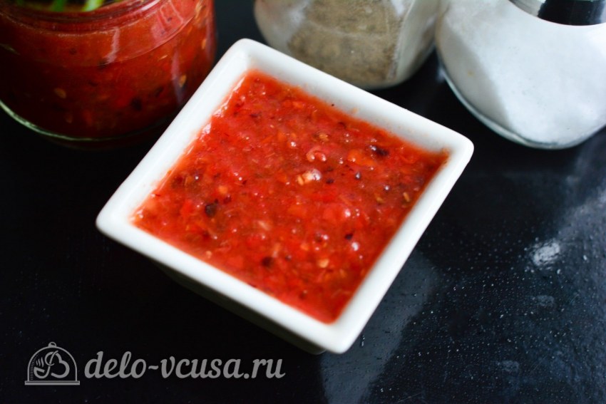 Лосось с клюквенным соусом