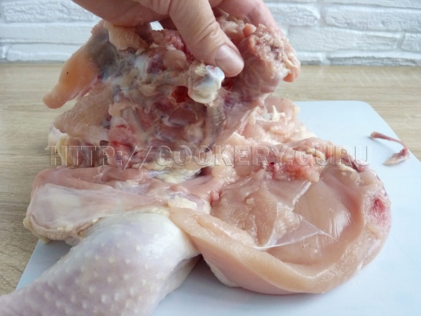 Разделать курицу на шаурму