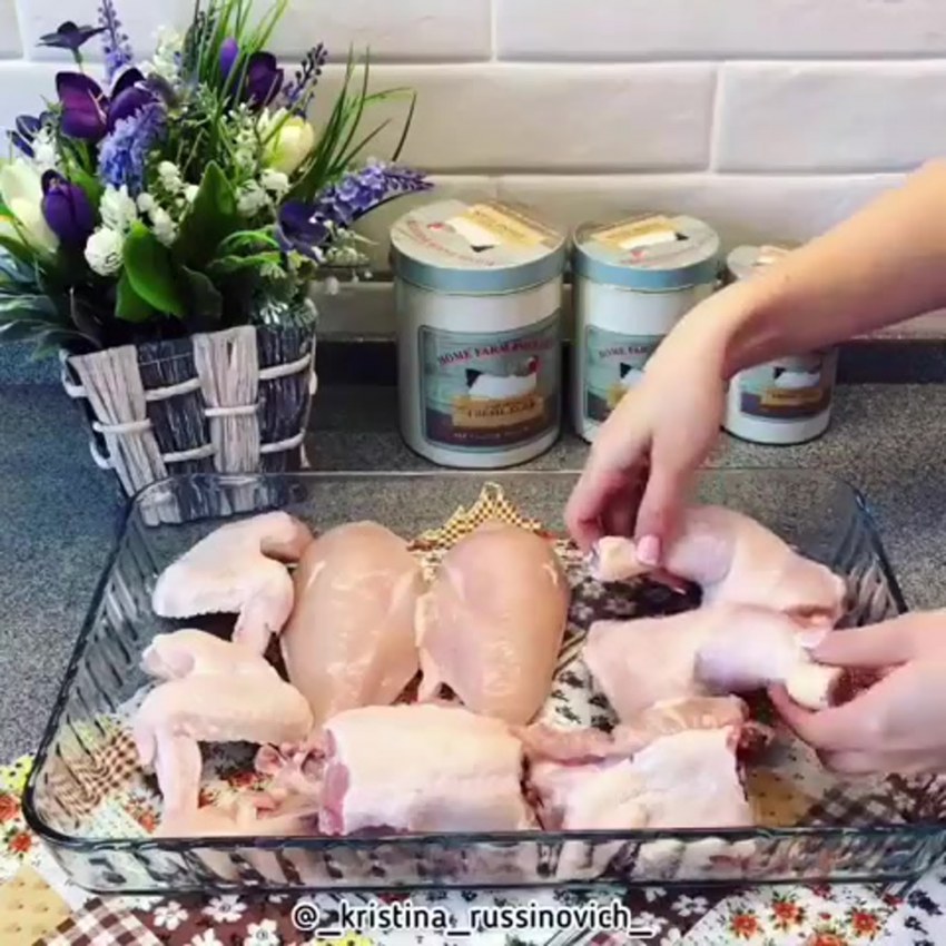 Как порезать курицу на порционные куски