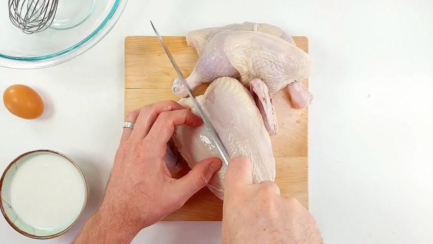 Части тушки курицы