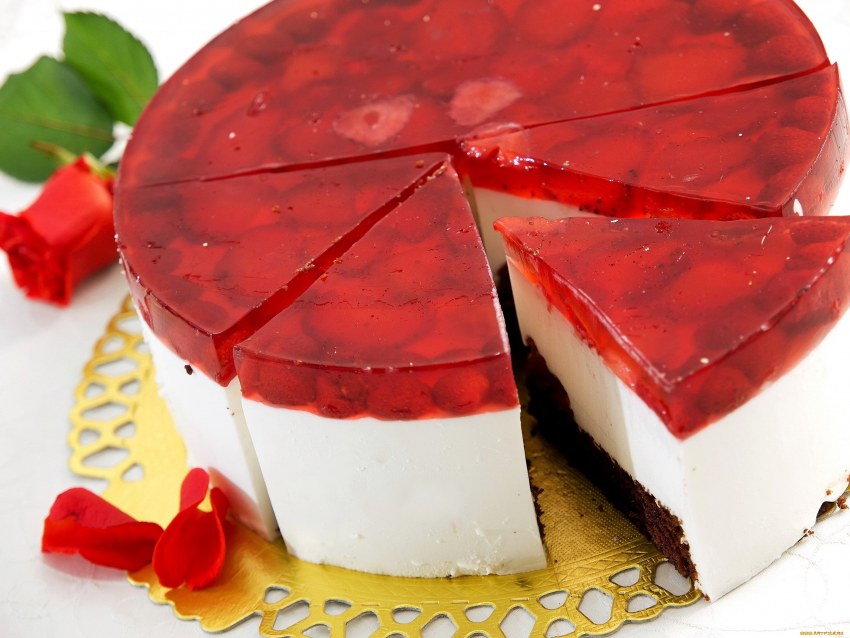 Клубничное желе