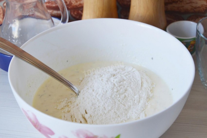 Испытание рисовой мукой