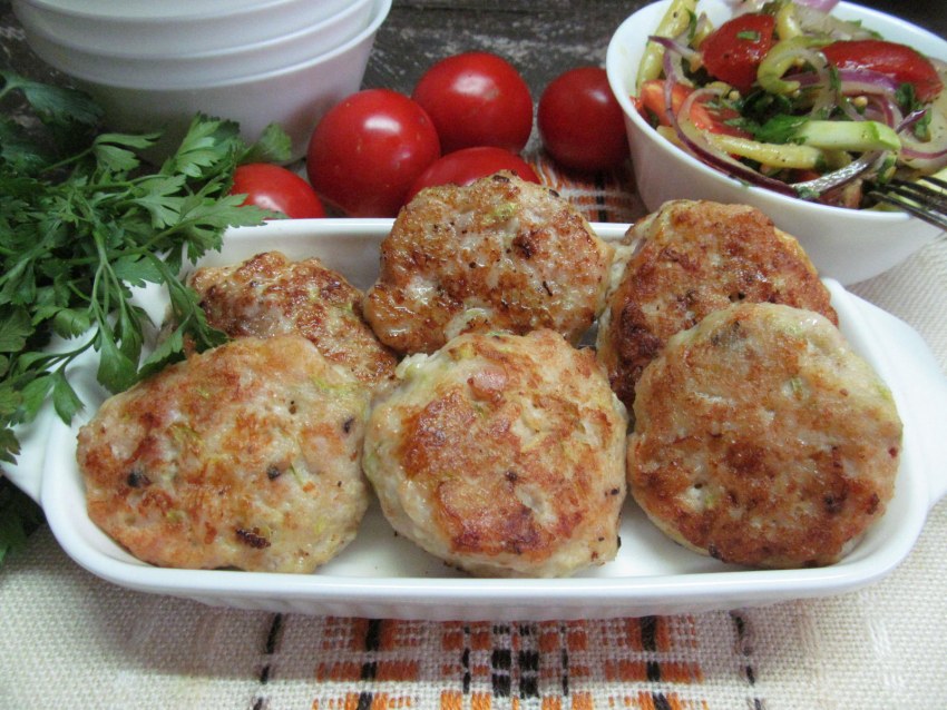Домашние котлеты с сыром