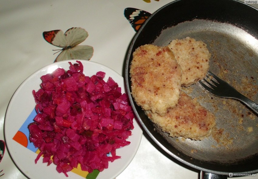 Котлеты из фарша с макаронами