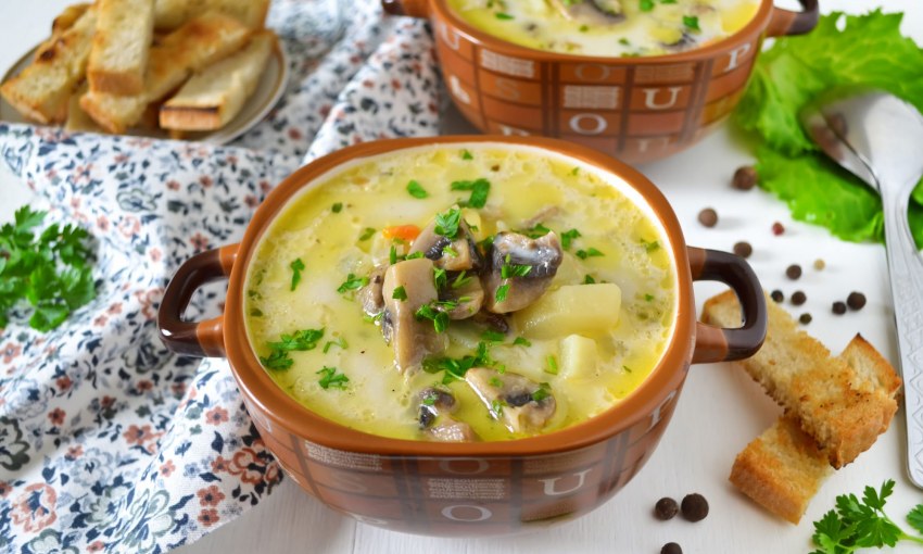 Плавленные сырки для грибного супа