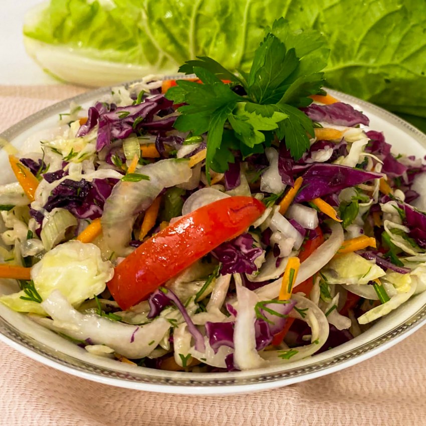 Салат с баклажанами