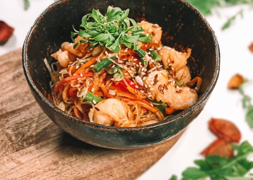 Кимчи с фунчозой