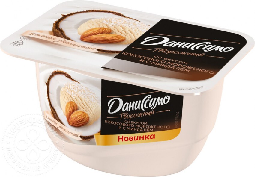 Десерт миндальный с йогуртовой закваской Green idea