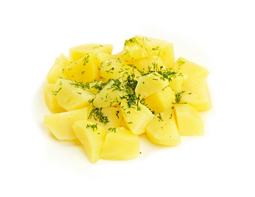 Картофель отварной с маслом и зеленью