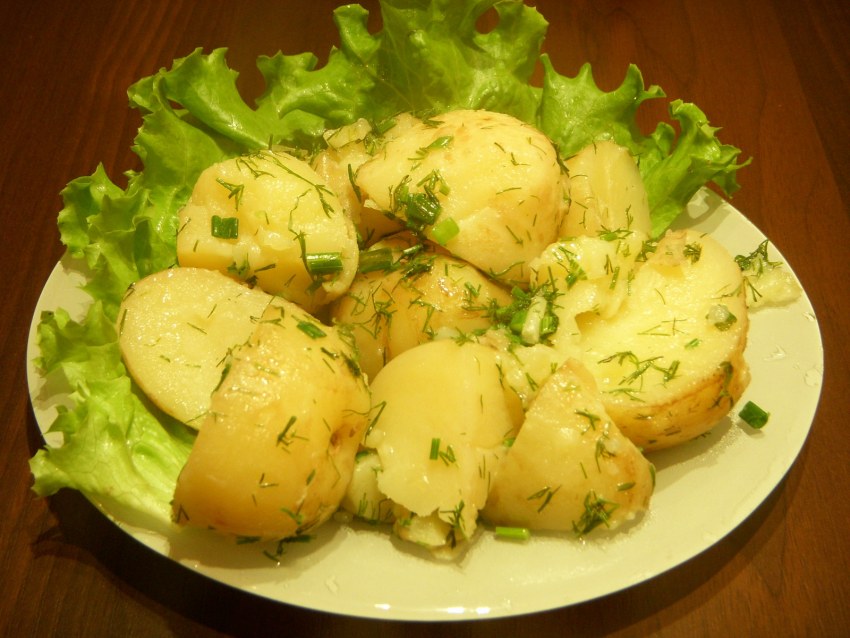 Вареный картофель