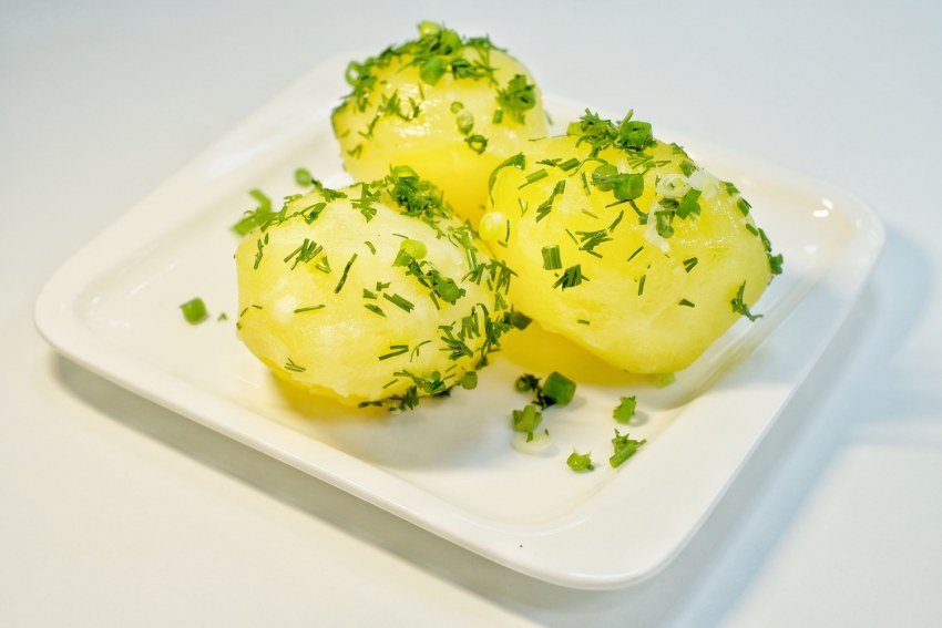 Вареная картошка
