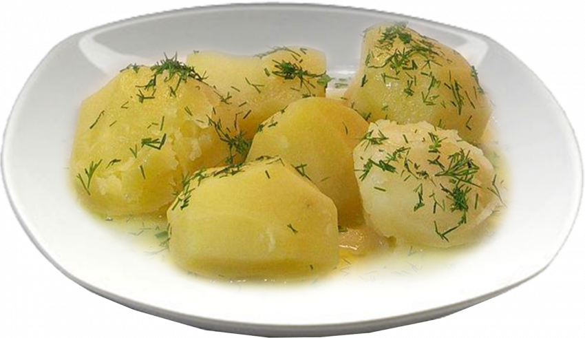 Вареная картошка