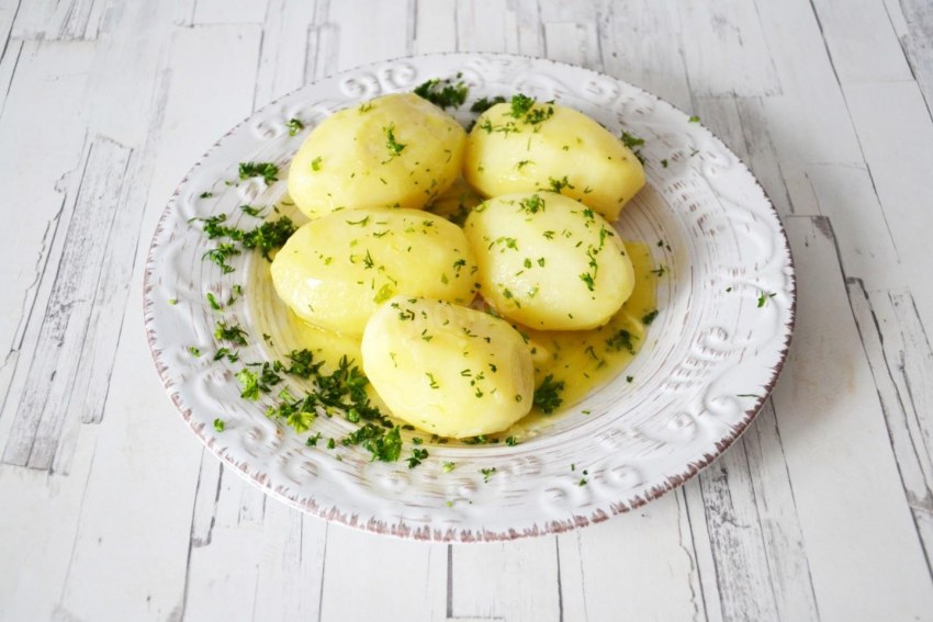 Вареная картошка