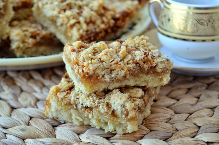 Песочный пирог с орехами