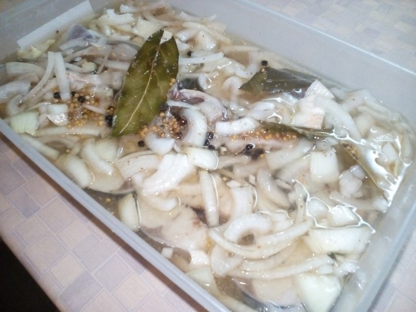 Скумбрия в духовке кусочками