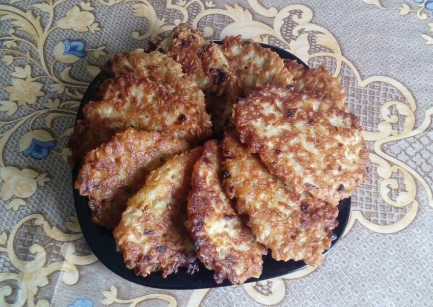 Овощные котлеты с грибами