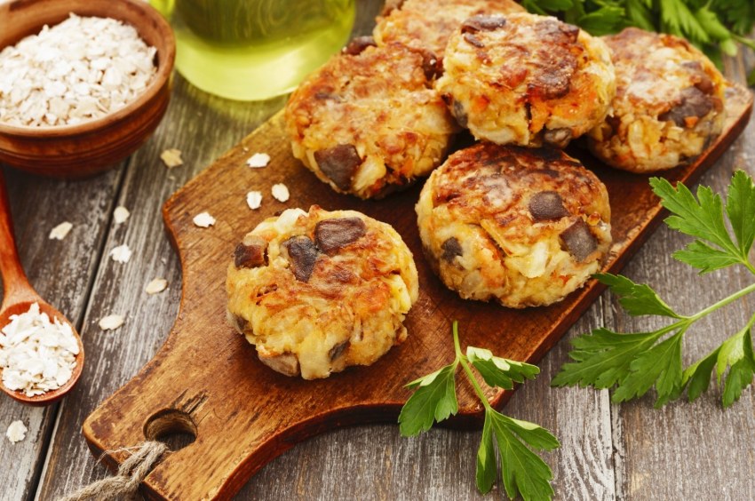 Котлеты без мяса из овсянки