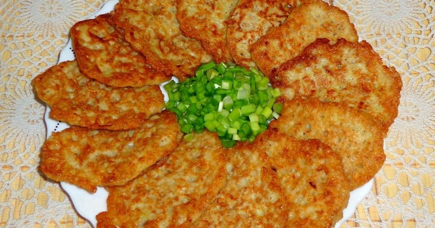 Котлеты с овсяными хлопьями