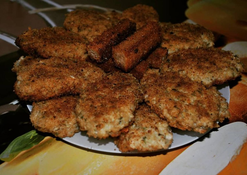 Куриные котлеты с овсяными хлопьями