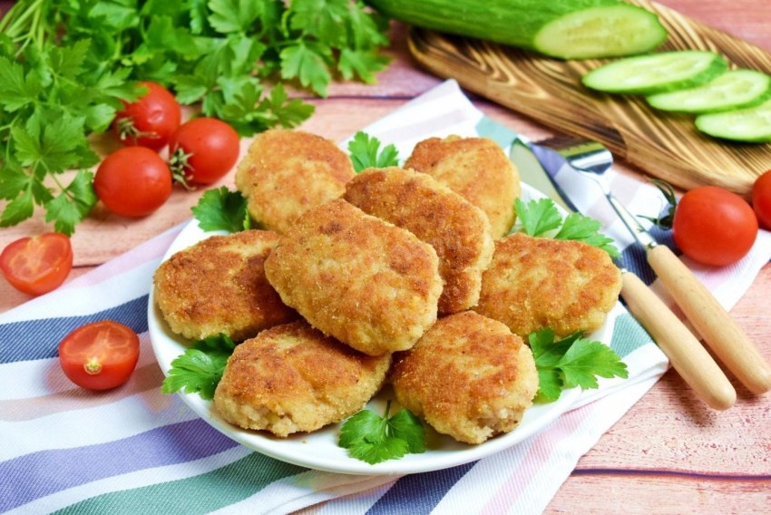 Котлеты из овсянки и картофеля