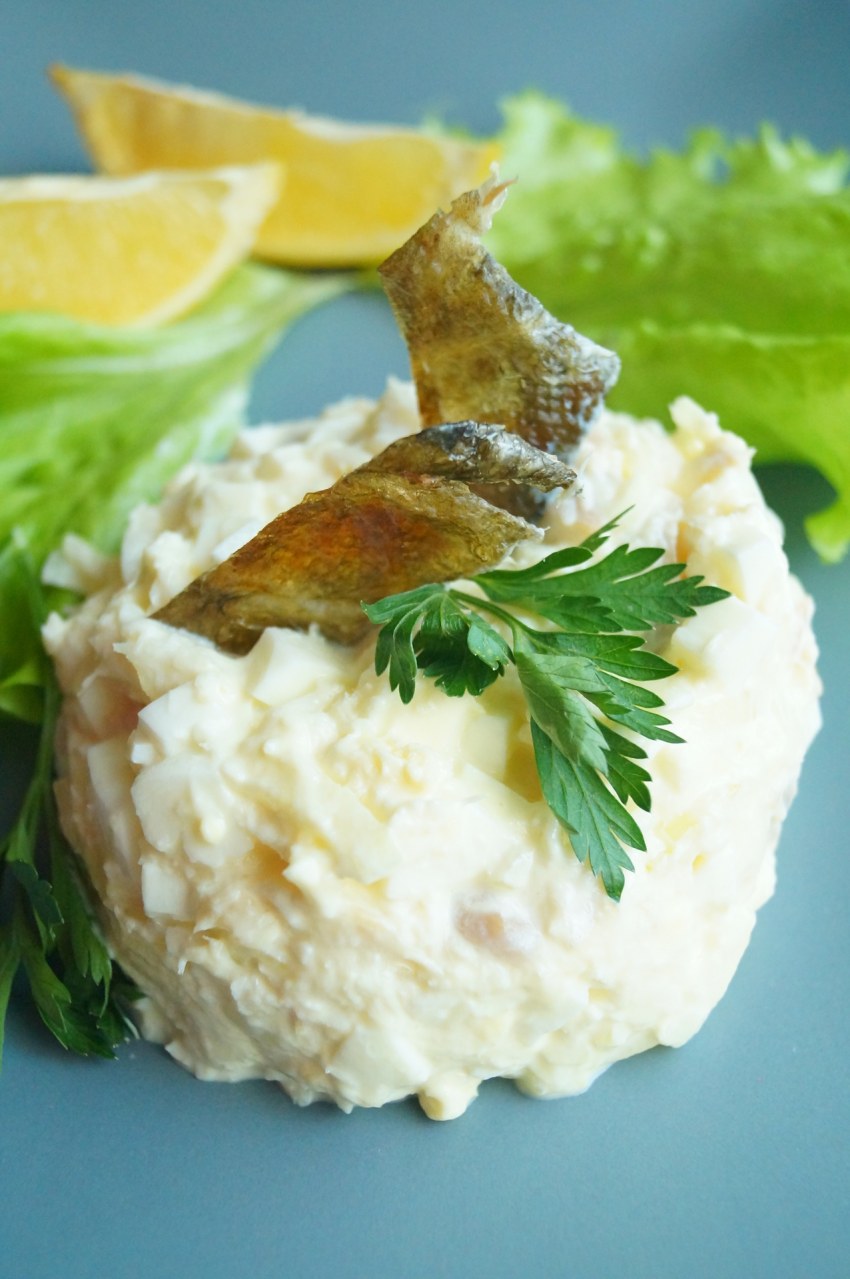 Рыбный салат из трески