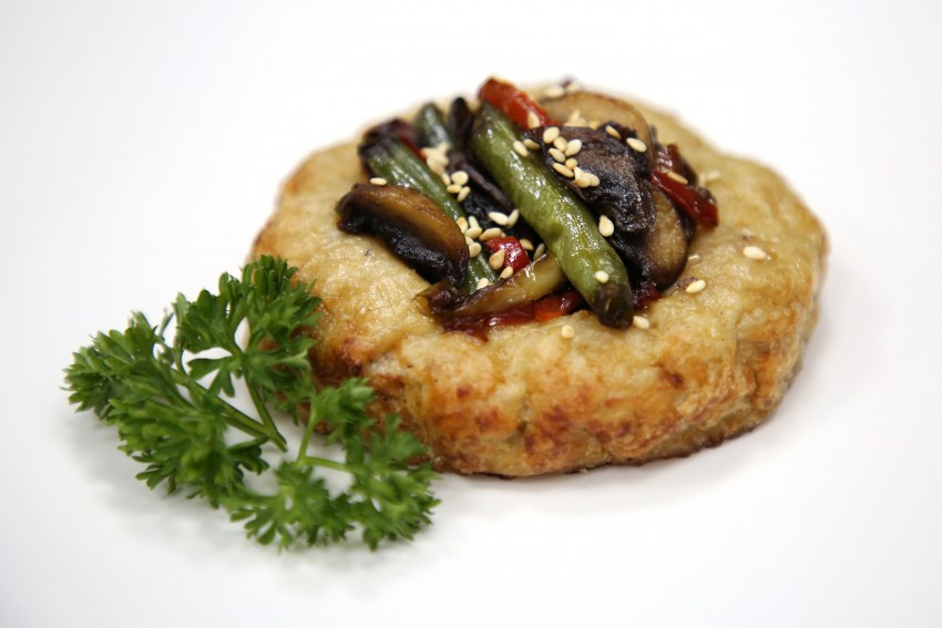 Картофельные ватрушки с грибами в духовке
