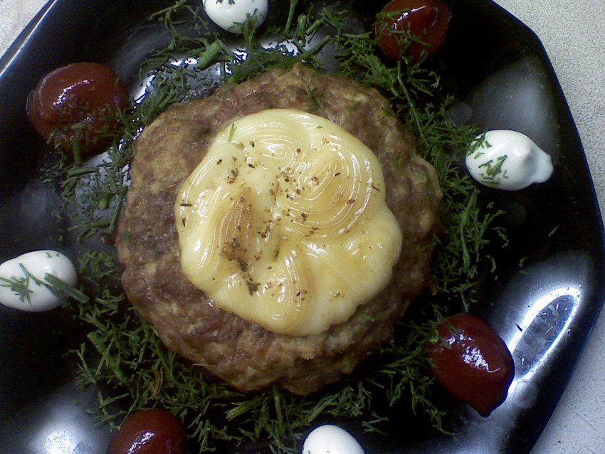 Ватрушки с грибами и сыром