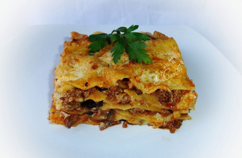 Лазанья с морепродуктами