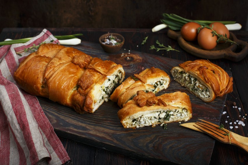 Кулебяка с капустой