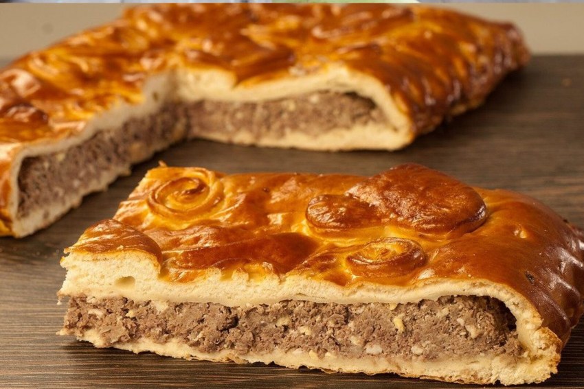 Кулебяка с капустой