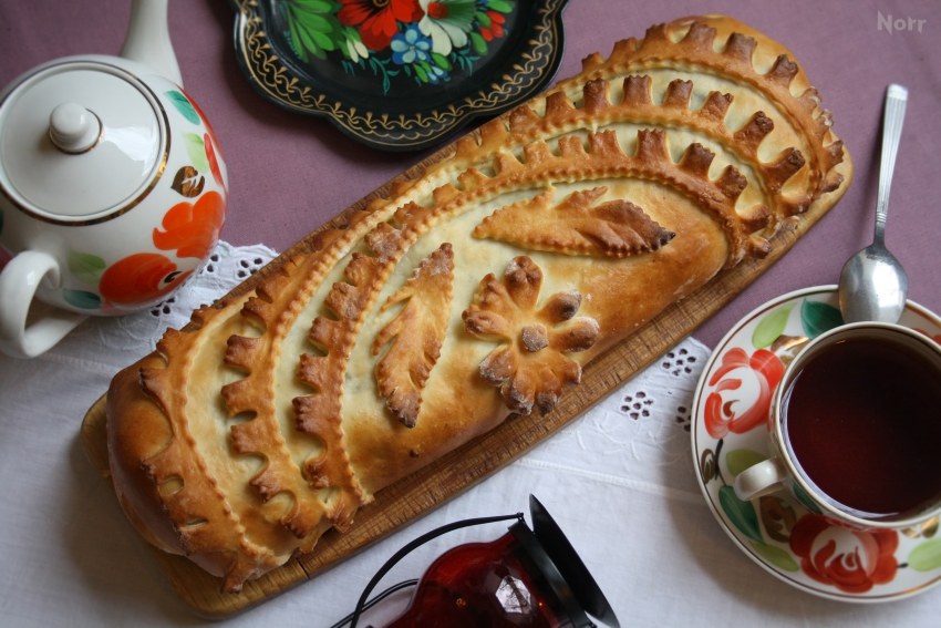 Кулебяка мясная