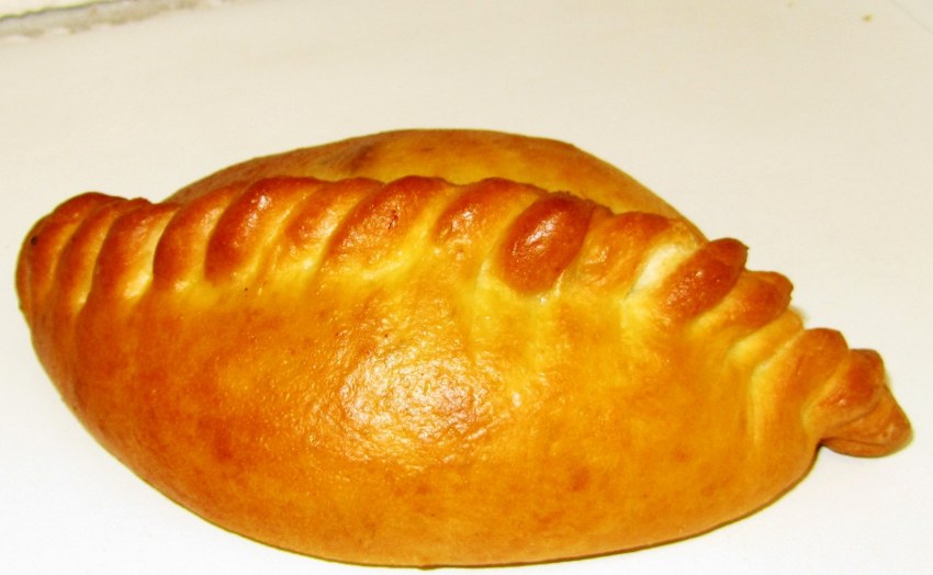 Кулебяка с яблоками
