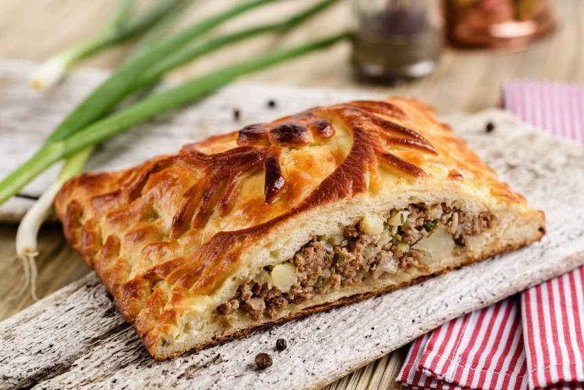 Пирог с мясом